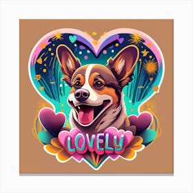 Lovely Dog Canvas Print