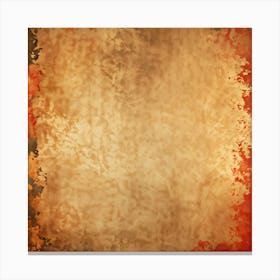 Abstract Vintage Thanksgiving Design Featuring Weathered Metallic Gold Paint Splashes On A Warm Pape (4) Canvas Print