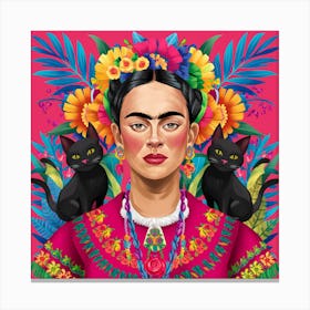 Frida Kahlo 145 Canvas Print