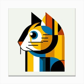 Abstract Cat 1 Canvas Print