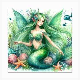 Mermaid 1 Canvas Print