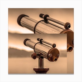 Telescopes Canvas Print