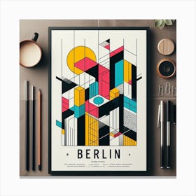 Berlin Travel Poster 1 Canvas Print