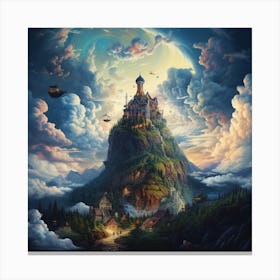 Castle In The Sky 1 Canvas Print