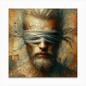 Blindfolded Man 8 Canvas Print