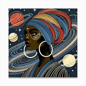 Orillene Celestial Portrait Canvas Print