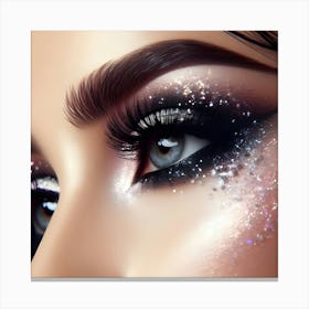 Eye Makeup Canvas Print