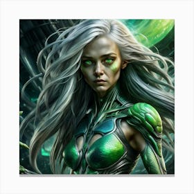 Alien Woman 1 Canvas Print