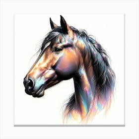 Creative Horse Visual 20 Canvas Print