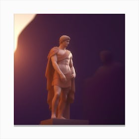 Statue Of Athena 3 Canvas Print