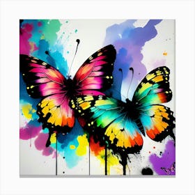 Colorful Butterflies 147 Canvas Print