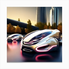 Futuristic Car S (2) Canvas Print