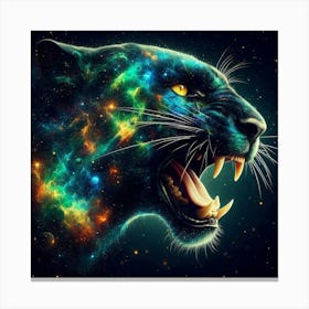 Galaxy Panther 2 Canvas Print
