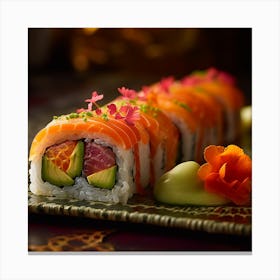 Sushi Roll Canvas Print