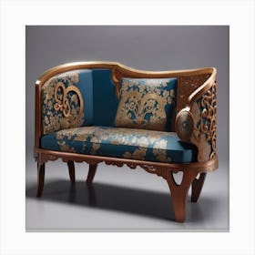 Chinese Sofa Canvas Print