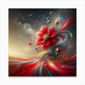 Abstract Flower 3 Canvas Print