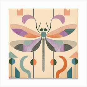 Aztec dragonfly Canvas Print