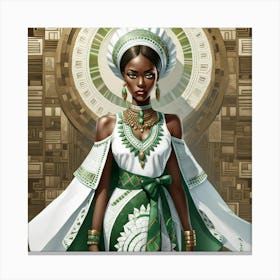 African Woman 3 Canvas Print