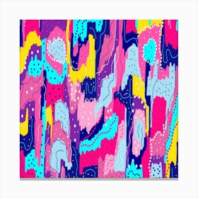 Bright Abstract Painting Canvas Print