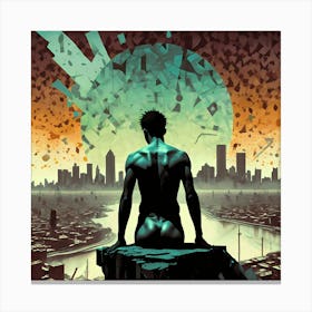 Lost In The Dystopia Of Existence Canvas Print