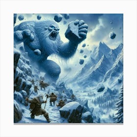 Ice Giant Canvas Print