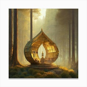 Music Box In The Forest Canvas Print