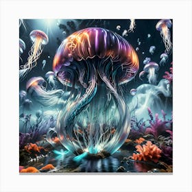 Farout Jellyfish 3 Canvas Print