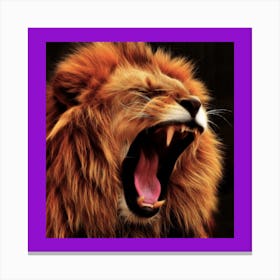 Lion photography design Canvas Print