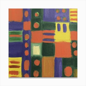 Abstract Squares 1 Canvas Print