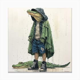 Crocs fashion Canvas Print