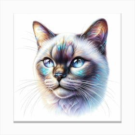 Creative Feline Cat Artwork 107 Canvas Print