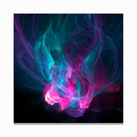 Abstract Smoke Canvas Print