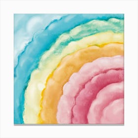 Rainbow Clouds Canvas Print