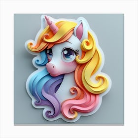 Unicorn 496 Canvas Print