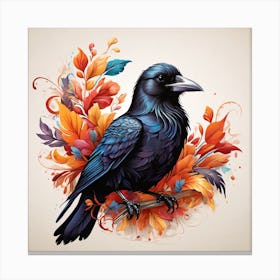Crow 1 Canvas Print