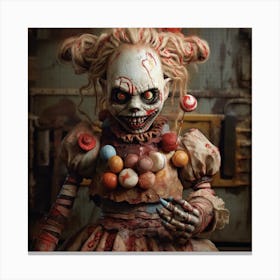 Pennywise Doll 1 Canvas Print