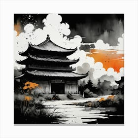 Chinese Pagoda Canvas Print