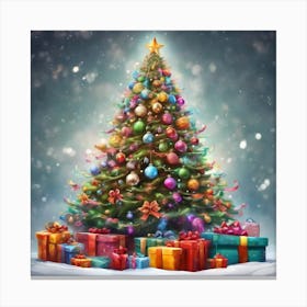 Christmas Tree Canvas Print