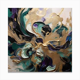 A Dramatic Abstract Painting 1 Canvas Print