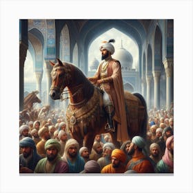Sultan Hussain Canvas Print