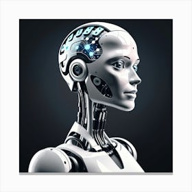 Female Robot 5 Canvas Print