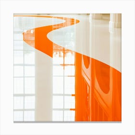 Orange Floor Canvas Print