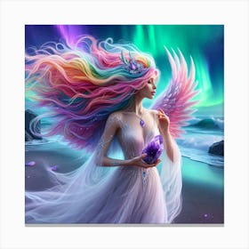 Rainbow Angel 5 Canvas Print