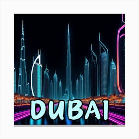 Dubai Cityscape Canvas Print