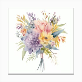 Bouquet Of Flowers Canvas Print