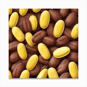 Chocolate Beans 1 Canvas Print