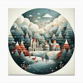 Christmas Lovely Paradise 3 Canvas Print