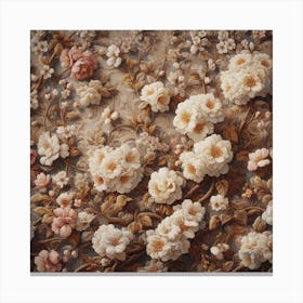 Floral Wallpaper 3 Canvas Print