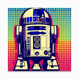 R2-D2 Pop Art Canvas Print