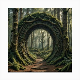 Mossy Forest Canvas Print